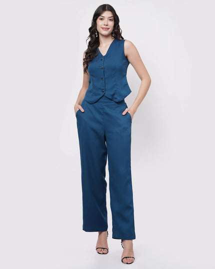 Teal Blue Co-ord Set