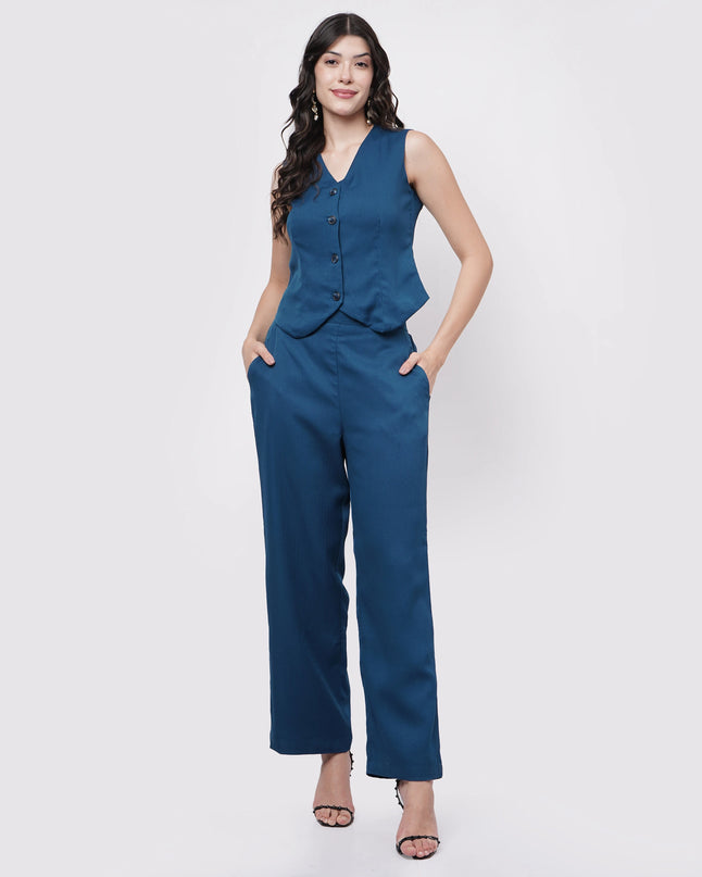 Teal Blue Co-ord Set