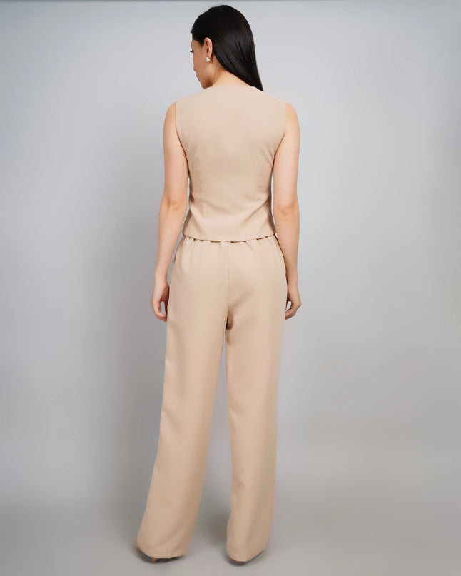 Premium Beige Tailored Co-ord Set