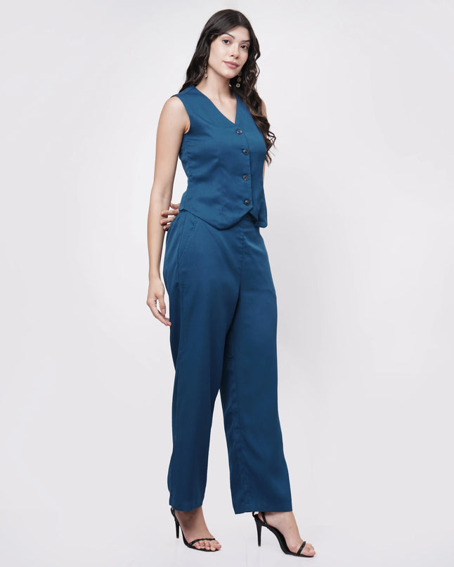 Teal Blue Co-ord Set