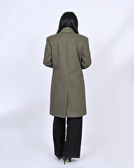 Women’s Olive Long Coat
