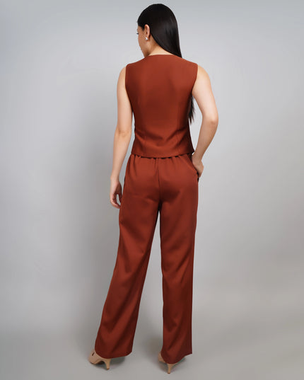 Premium Brown Tailored Co-ord Set