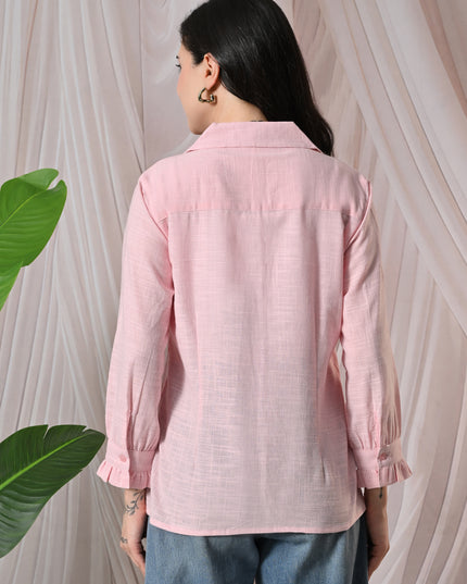 Pink Women's Casual Shirt