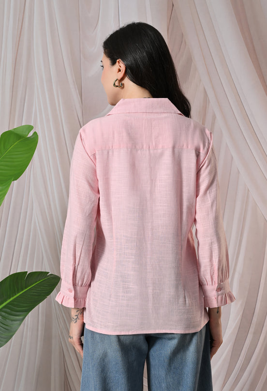 Pink Women's Casual Shirt