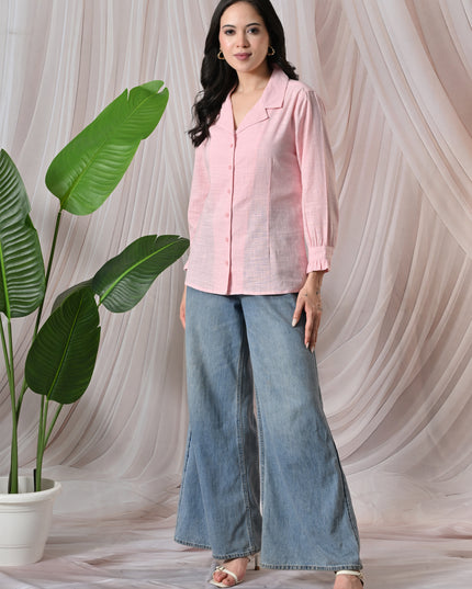 Pink Women's Casual Shirt