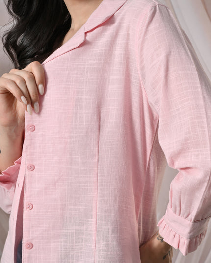 Pink Women's Casual Shirt