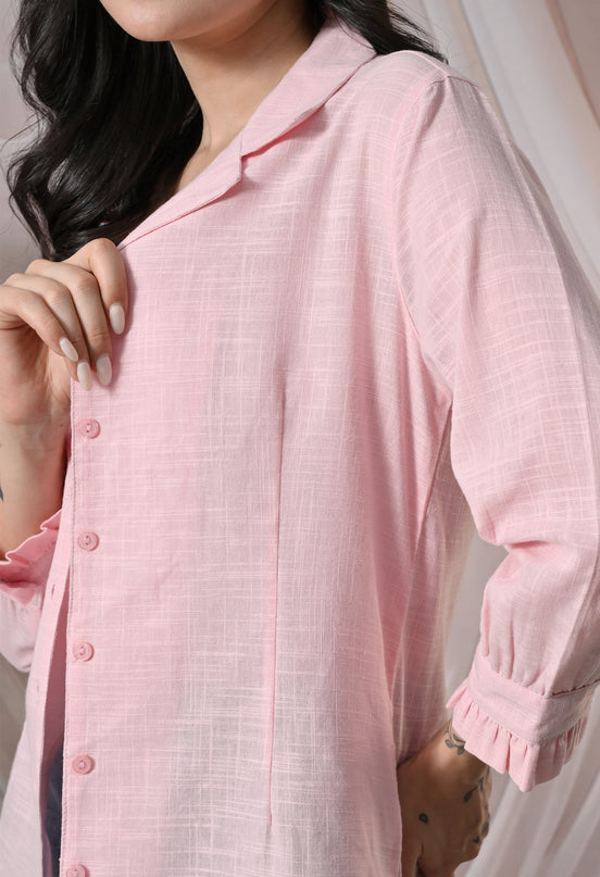Pink Women's Casual Shirt
