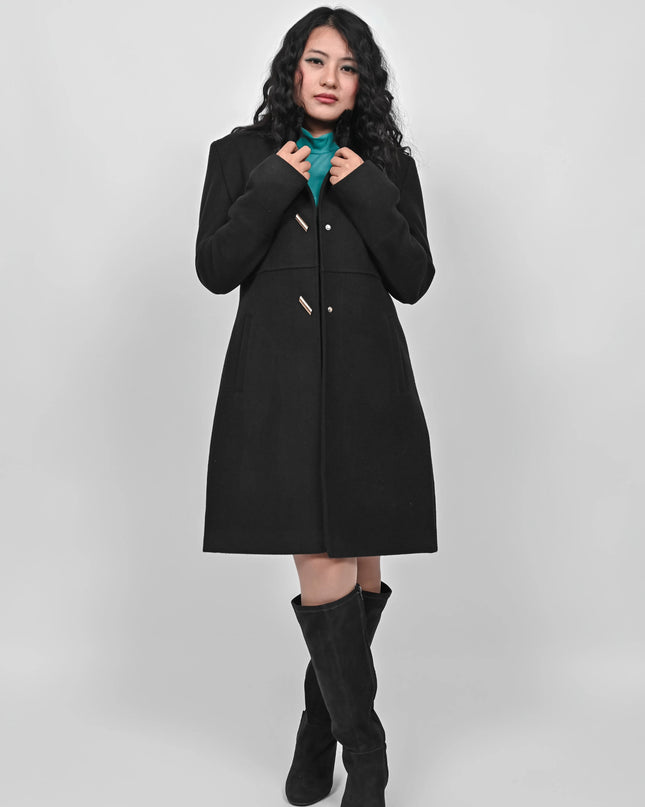 Black Valor Long Coat MYMASHA