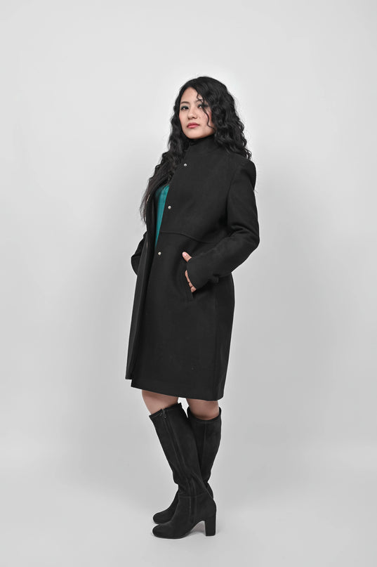 Black Valor Long Coat