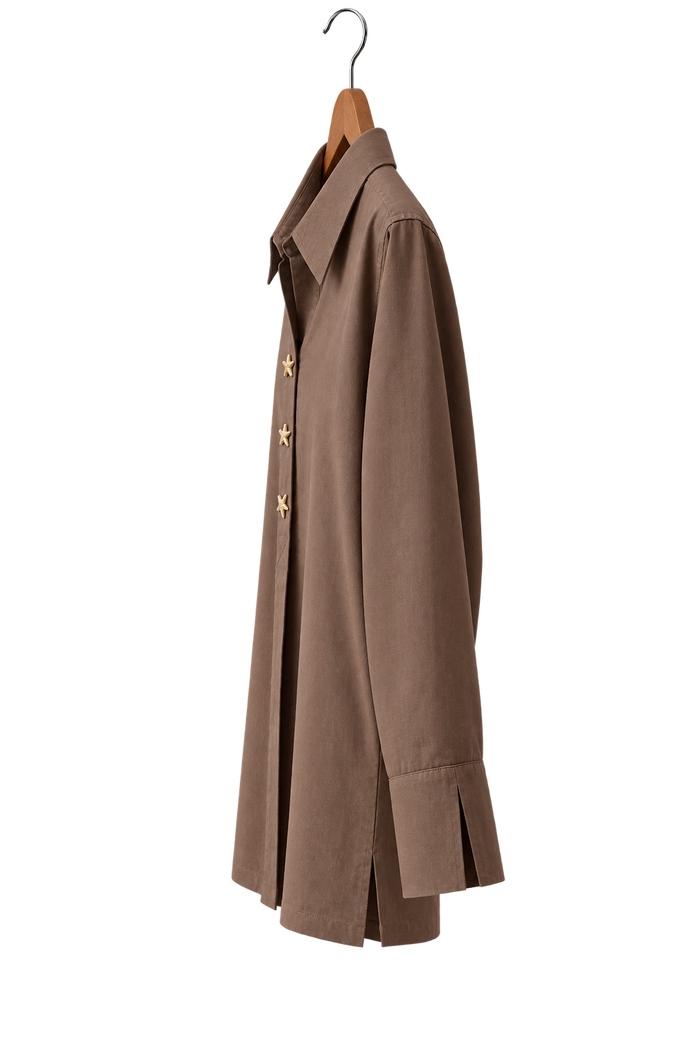 MYMASHA selected product 02 — AI reconstructed side hanger view