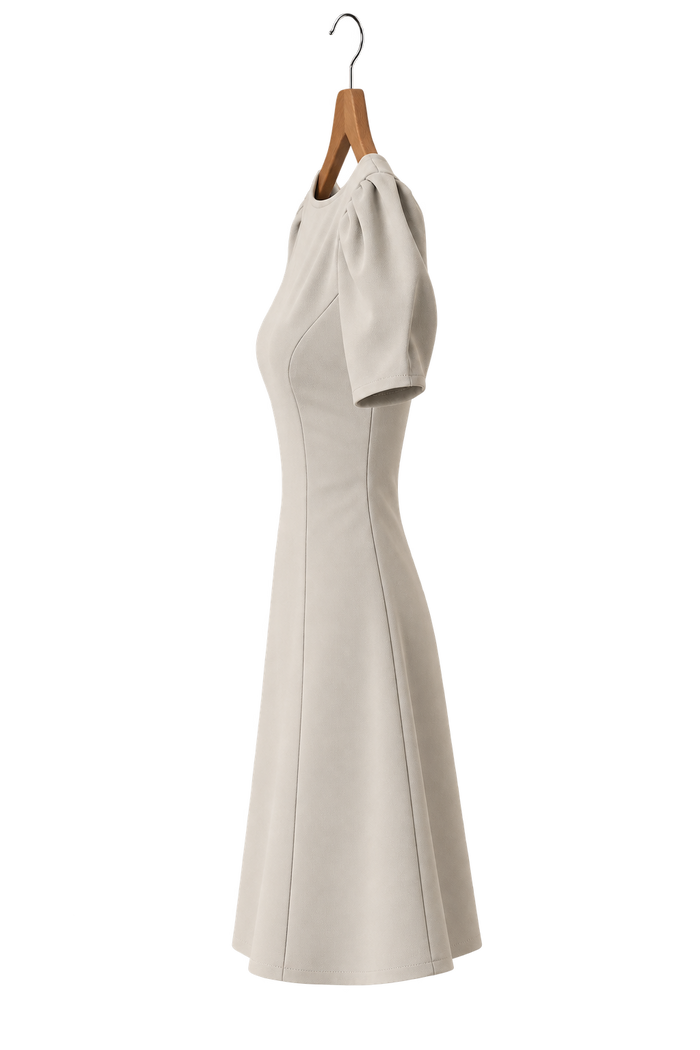 MYMASHA selected product 06 — AI reconstructed side hanger view