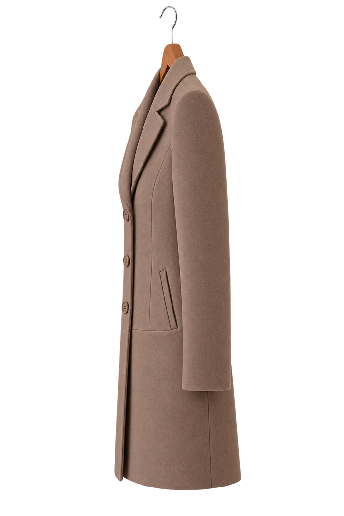 MYMASHA selected product 13 — AI reconstructed side hanger view