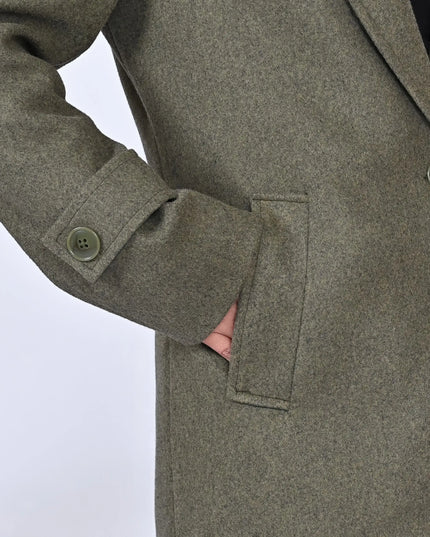 Women’s Olive Long Coat