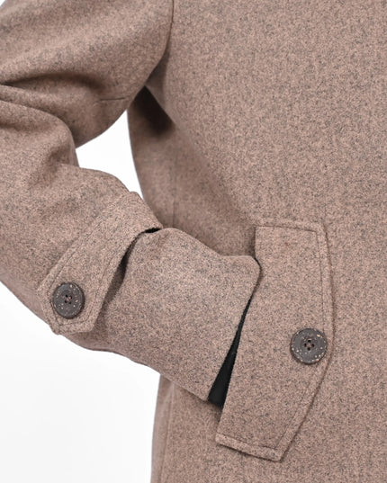 Beige Tailored Short Coat