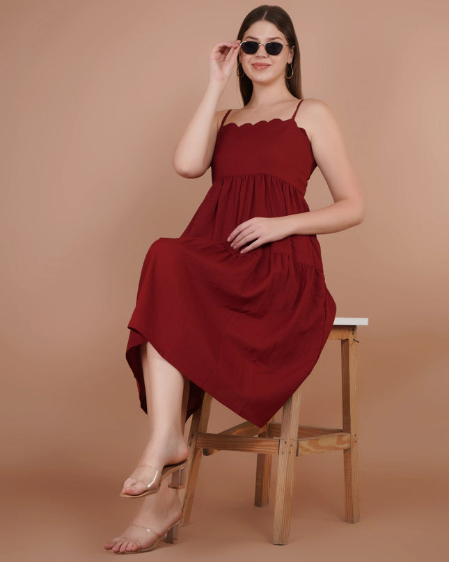 Scarlet Gresh Midi Dress MYMASHA