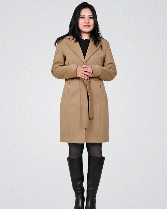 Beige Harmony Trench MYMASHA